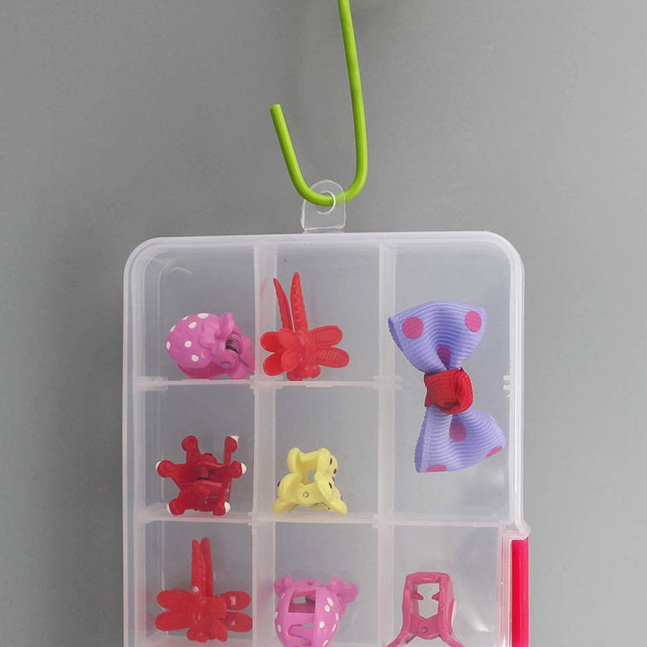 15 Grids Jewelry Organizer Plastic Jewelry Organizer Box Clear Jewelry Organizer Box Plastic Bead Organizers with Adjustable Dividers for Herbs Pills Bead, Jewelry, and Other Small Item (1 Pc) - Springkart 
