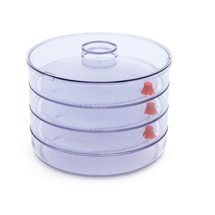 070 Plastic 4 Compartment Sprout Maker White