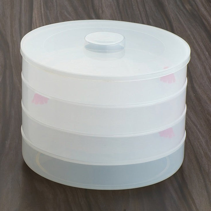 070 Plastic 4 Compartment Sprout Maker White