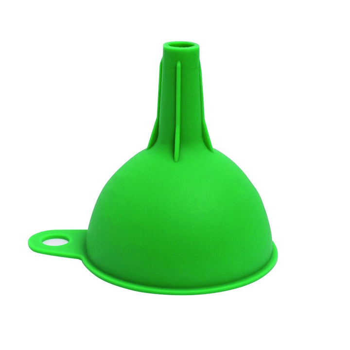 0722 Silicone Funnel For Pouring Oil Sauce Water Juice And Small Food-grains