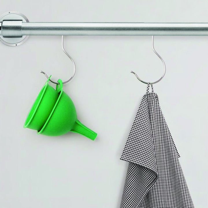 0722 Silicone Funnel For Pouring Oil Sauce Water Juice And Small Food-grains