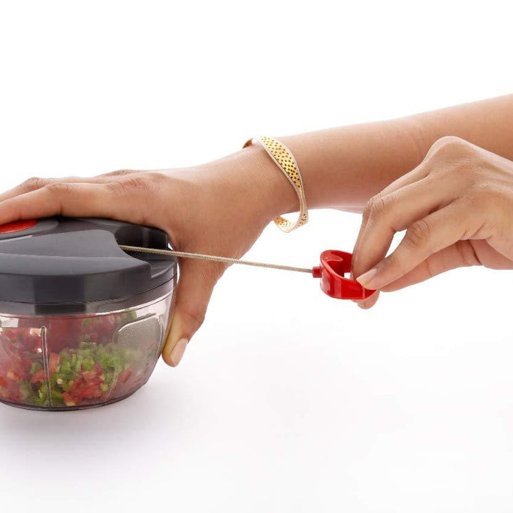 080 Manual Food Chopper Compact  Powerful Hand Held Vegetable Chopperblender