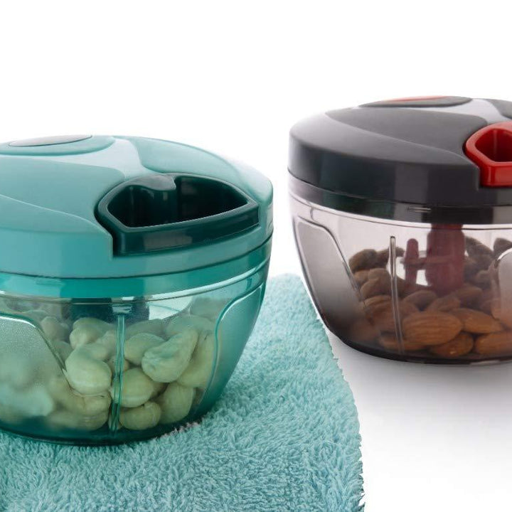 080 Manual Food Chopper Compact  Powerful Hand Held Vegetable Chopperblender