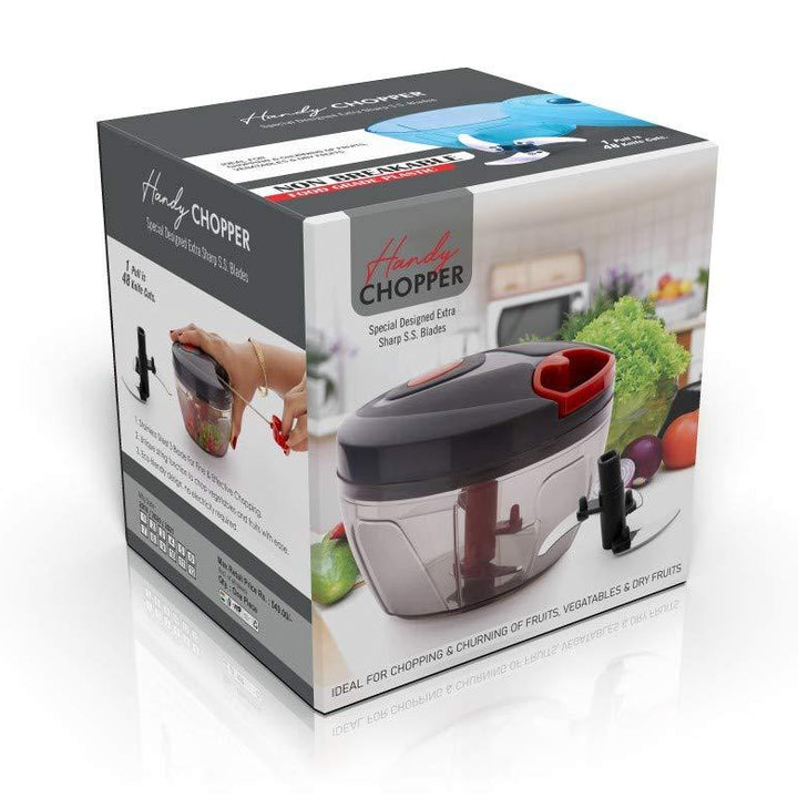 080 Manual Food Chopper Compact  Powerful Hand Held Vegetable Chopperblender
