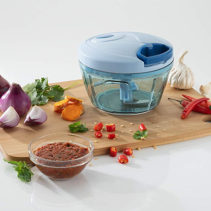 080 Manual Food Chopper Compact  Powerful Hand Held Vegetable Chopperblender