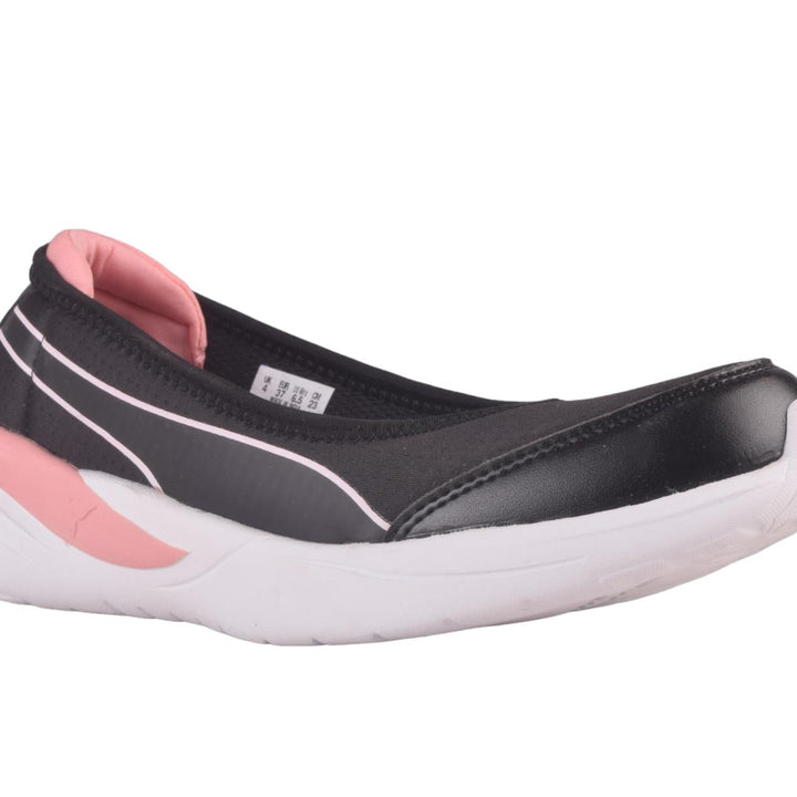 Side view of PUMA Women's Lifestyle Lace-Up Sneakers, showcasing the sleek design, breathable upper, cushioned insole, and iconic PUMA logo, designed for comfort and style in everyday wear.