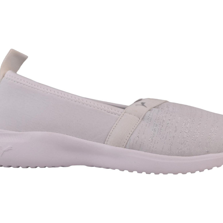 Puma Adelina Space Metallics PUMA White-Matte Women's Casual Shoes-39853802