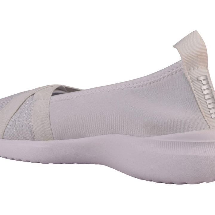 Puma Adelina Space Metallics PUMA White-Matte Women's Casual Shoes-39853802