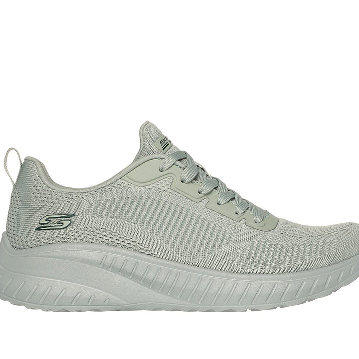 SKECHERS BOBS SQUAD CHAOS - F WOMEN'S LACEUP ACTIVE SHOES - 117209-SAGE