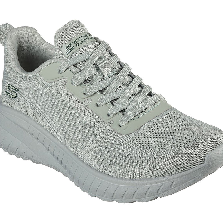 SKECHERS BOBS SQUAD CHAOS - F WOMEN'S LACEUP ACTIVE SHOES - 117209-SAGE