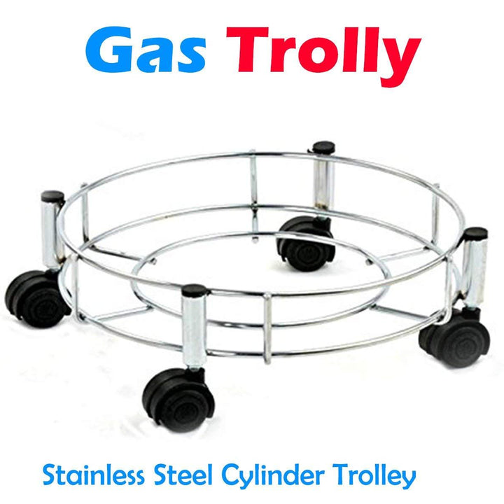 118 Stainless Steel Gas Cylinder Trolley