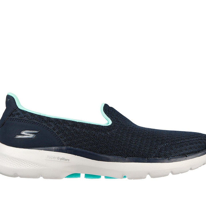 SKECHERS GO WALK 6 - BIG SPLASH WOMEN'S SLIP ON SLIP ON SHOE - 124508-NVTQ