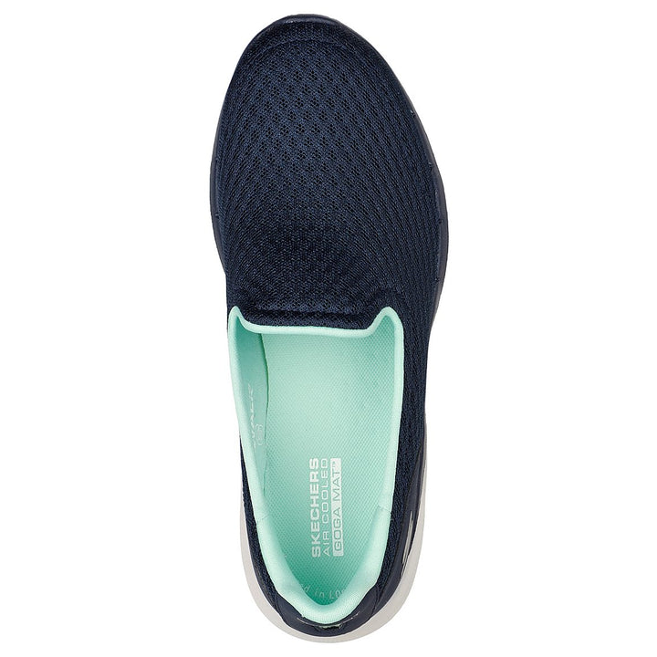 SKECHERS GO WALK 6 - BIG SPLASH WOMEN'S SLIP ON SLIP ON SHOE - 124508-NVTQ