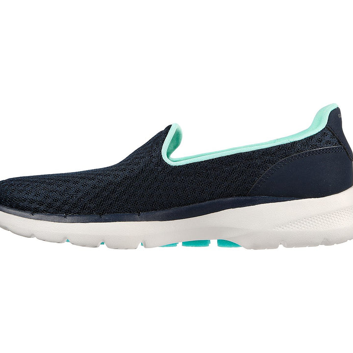 SKECHERS GO WALK 6 - BIG SPLASH WOMEN'S SLIP ON SLIP ON SHOE - 124508-NVTQ