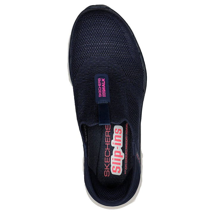 SKECHERS GO WALK 6 - FABULOUS WOMEN'S SLIPON WALKING SHOE - 124569-NVY