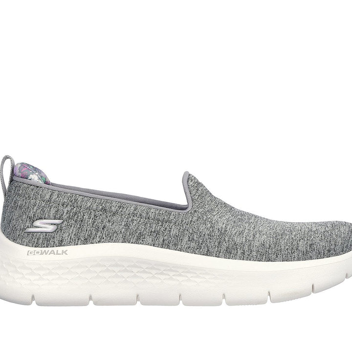 SKECHERS GO WALK FLEX - CLEVER VIEW WOMENS'S LACE UP WALKING SHOE - 124970-GRY