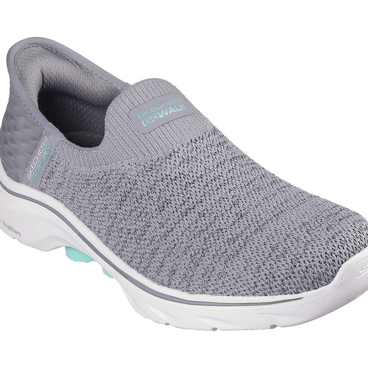 SKECHERS GO WALK 7 - SPRINGTIME WOMEN'S SLIP INS WALKING SHOES - 125219-GRY