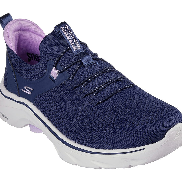 SKECHERS GO WALK 7 - ABIE WOMEN'S SLIPON WALKING SHOES - 125225-NVLV