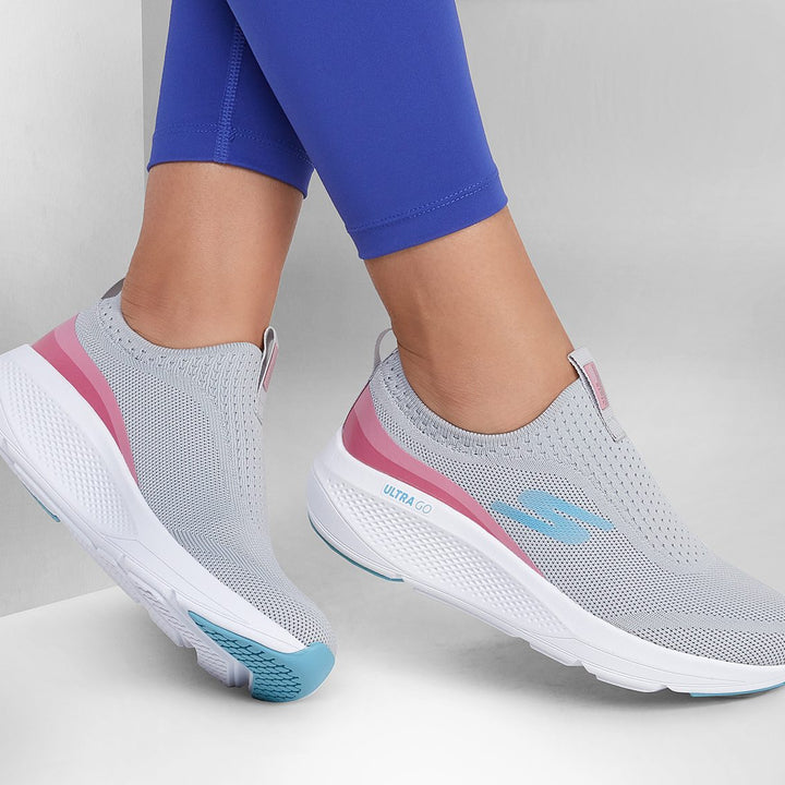 SKECHERS GO RUN ELEVATE - HOT WOMEN'S SLIPON RUNNING SHOE - 128320-GYPK