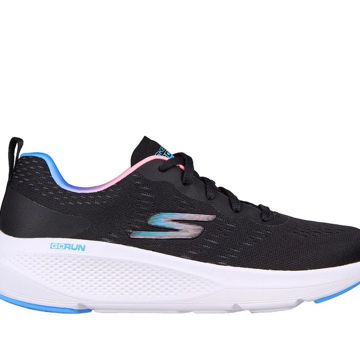 SKECHERS GO RUN ELEVATE - DOU WOMEN'S LACEUP RUNNING SHOE - 128334-BKMT
