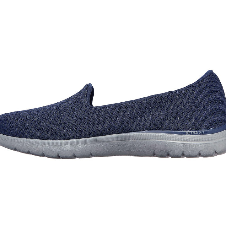 SKECHERS ON-THE-GO FLEX - CHARM WOMEN'S SLIPON ACTIVE SHOES - 136408-NVY