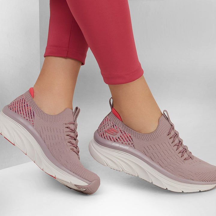 SKECHERS D`LUX WALKER WOMEN'S SLIPON WALKING SHOE - 149356-LAV