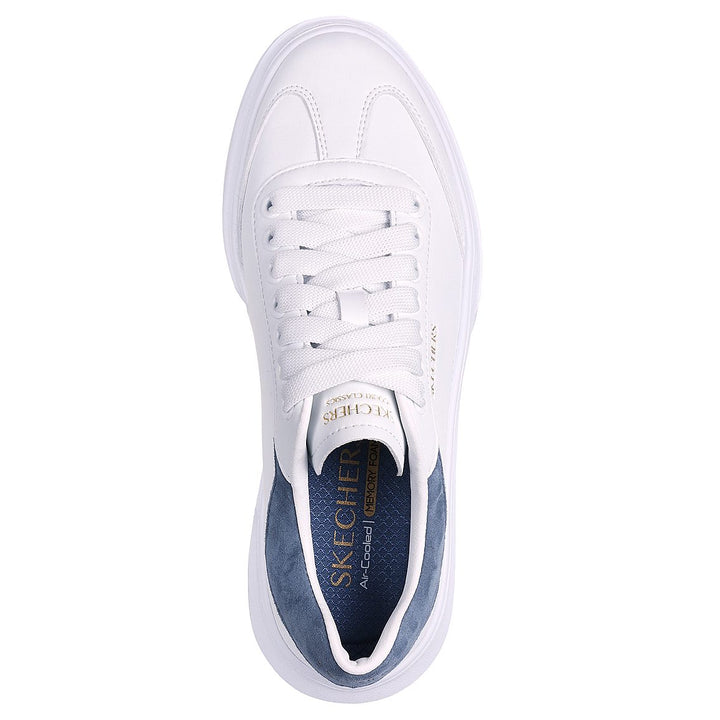 SKECHERS CORDOVA CLASSIC WOMEN'S LACEUP LIFESTYLE SHOES - 185060-WBL