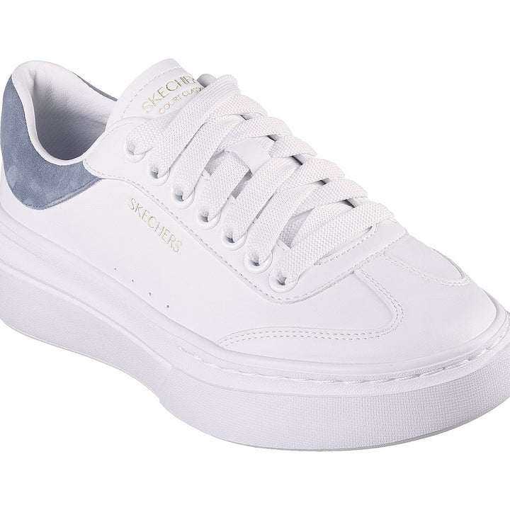 SKECHERS CORDOVA CLASSIC WOMEN'S LACEUP LIFESTYLE SHOES - 185060-WBL