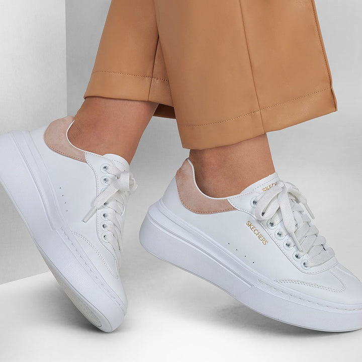 SKECHERS CORDOVA CLASSIC WOMEN'S LACEUP LIFESTYLE SHOE - 185060-WPK