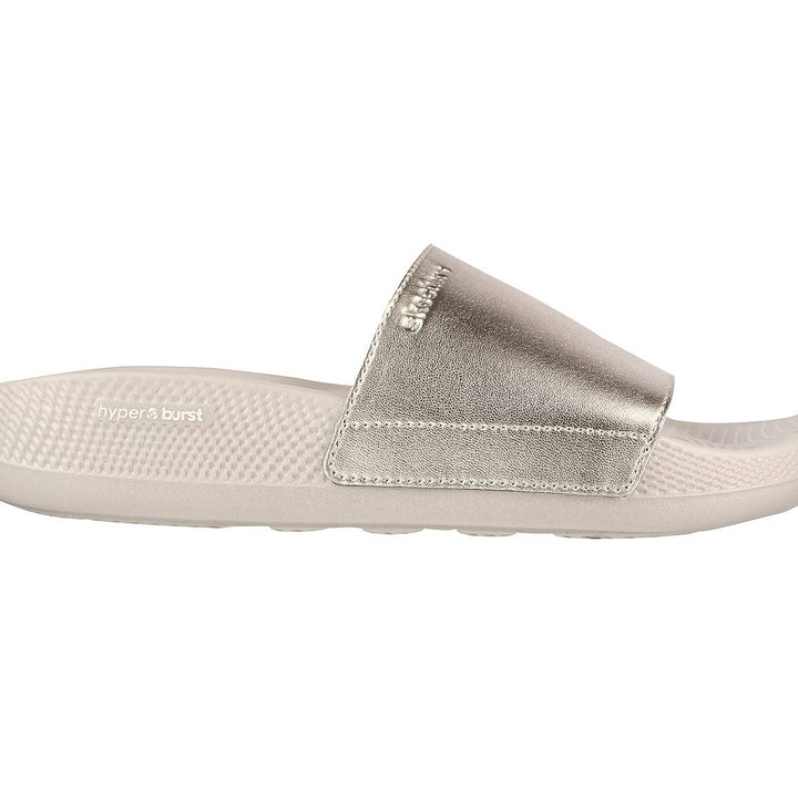SKECHERS HYPER SLIDE - SHINE ON Women's Slide-140431-GLD