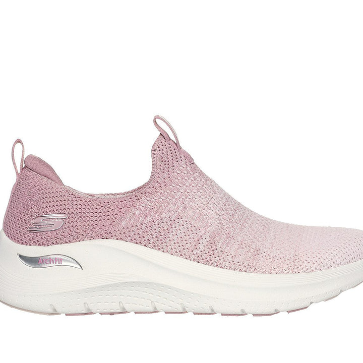 A supportive and comfortable women’s slip-on sneaker featuring arch support technology, a breathable upper, and a cushioned insole for all-day comfort.