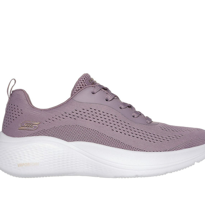 A chic and lightweight women’s lace-up sneaker with a breathable knit upper, cushioned memory foam insole, and a flexible, durable outsole for all-day comfort