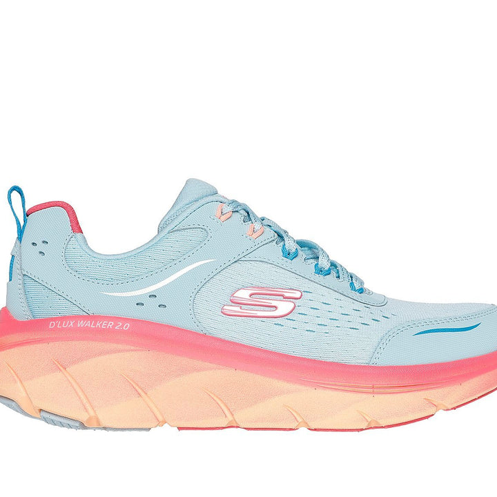A stylish women’s lace-up sneaker with a breathable mesh upper, cushioned memory foam insole, and a shock-absorbing midsole for all-day walking comfort