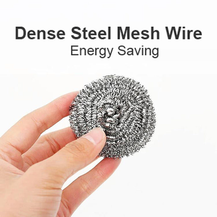2388 Round Shape Stainless Steel Ball Scrubber (Pack Of 12)