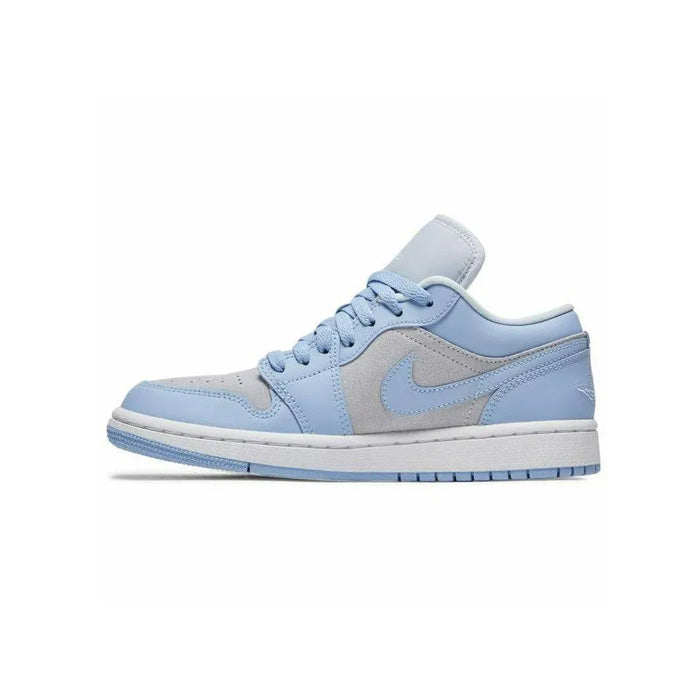 Women's Air Jordan 1 Low 'Football Grey / Aluminium Blue'