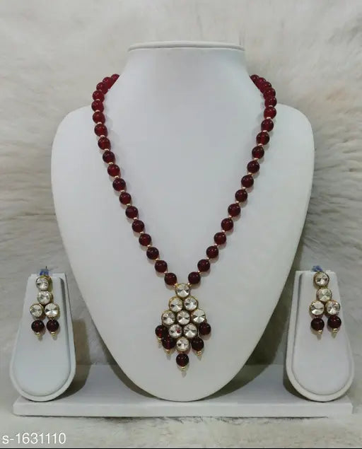 Women's Alloy Gold Plated Jewellery Set - Springkart 