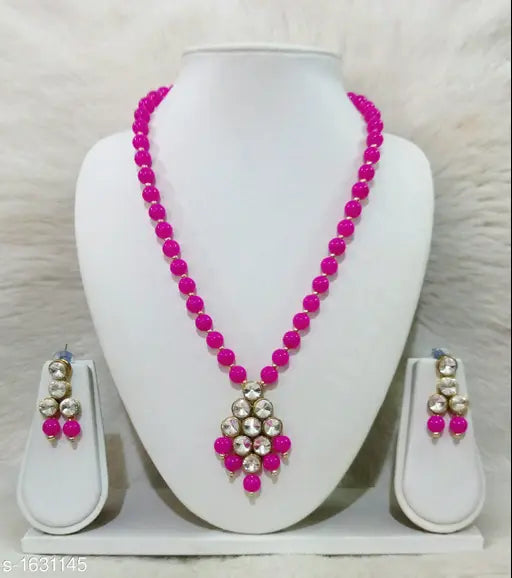 Women's Alloy Gold Plated Jewellery Set - Springkart 