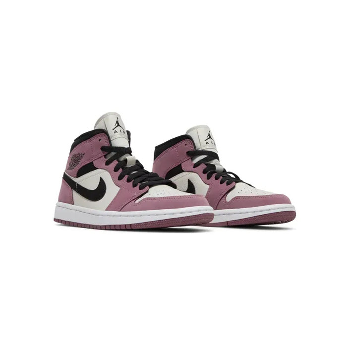 Air Jordan 1 Mid 'Berry Pink Black / Mulberry '