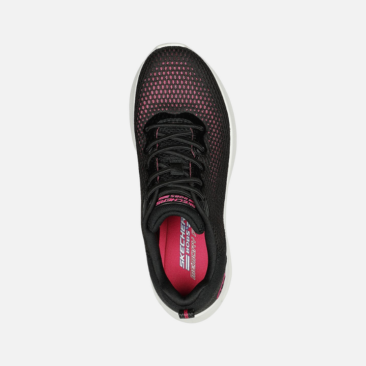 Skechers Bobs Unity-Hint Of Color Women's Walking Shoes -Black/Hot Pink