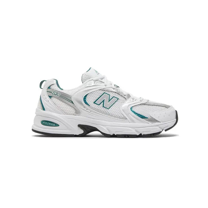 New Balance 530 White Silver Green