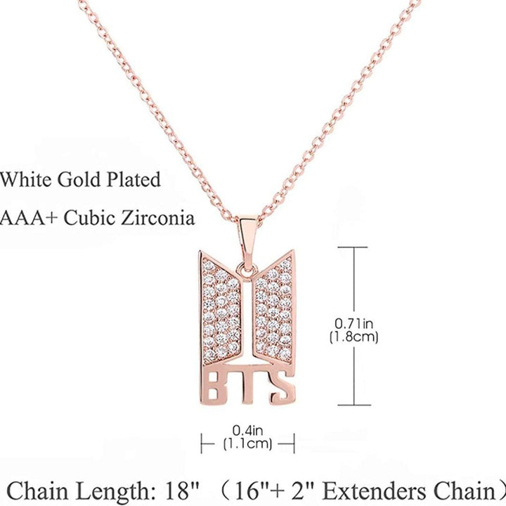 AVR JEWELS Korean BTS Army Necklace For women and girls