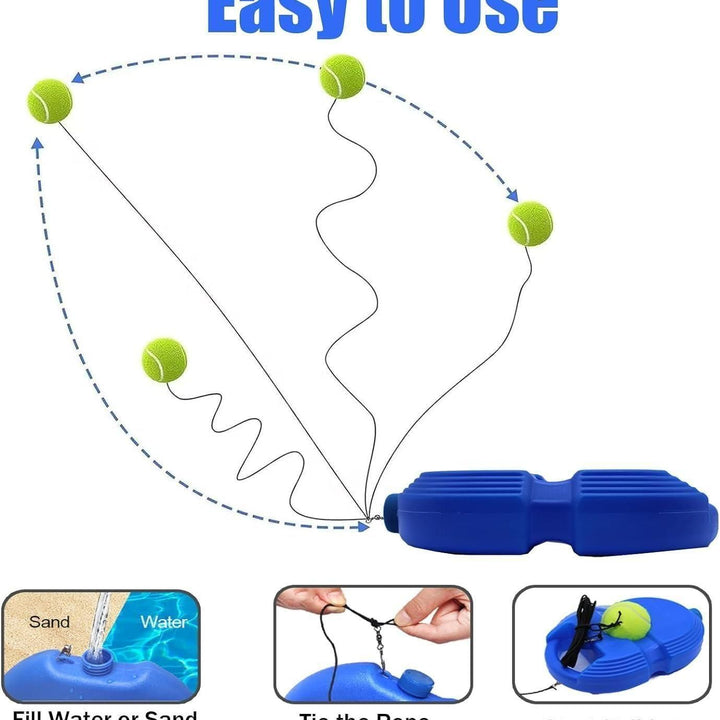 Solo Tennis Trainer Rebound Ball with String for Self Tennis Practice