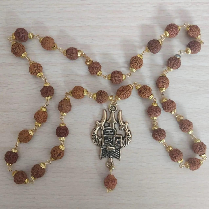 Latest Rudraksha Gold Plated Chain