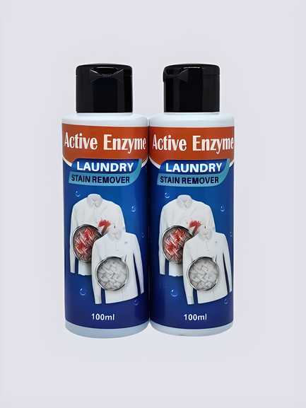 Active Enzyme Laundry Stain Remover (100ml Each) (2)