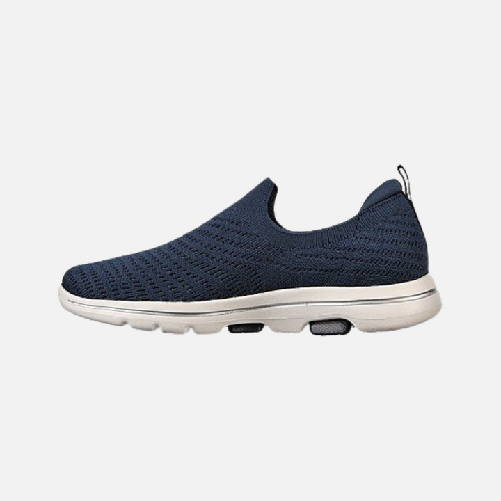Skechers Go Walk 5  - Costal View Women's Walking Shoes  -Navy/White