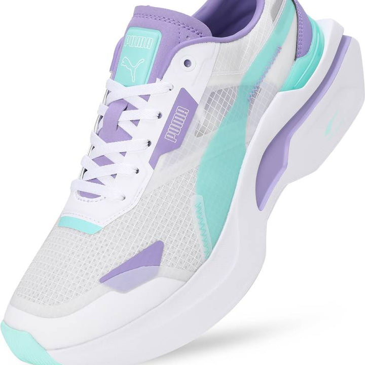 Puma KOSMO RIDER WNS V1 Feather Gray-Electric Women's Lifestyle Shoes-39716903