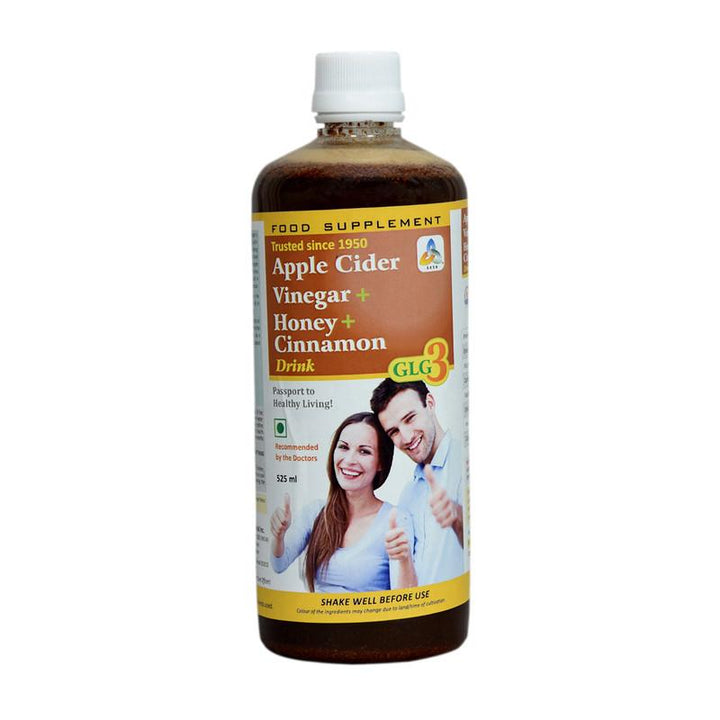 SKSB GLG3 Apple Cider Vinegar + Cinnamon + Honey 525ml