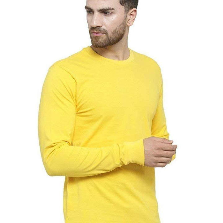 Men's Pack Of 5 Full Sleeves Round Neck T-shirt FDFS5RT1