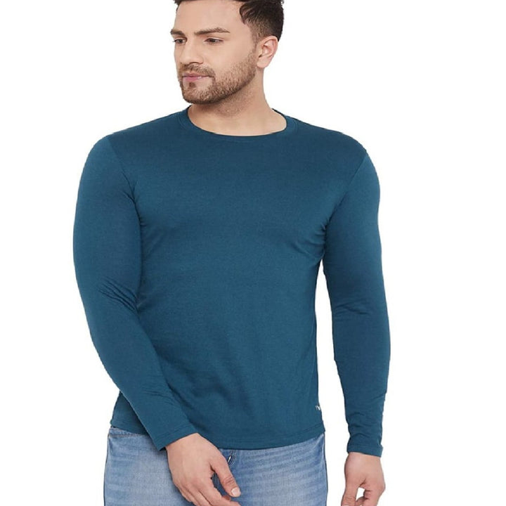 Full Sleeves Round Neck T-shirt With Summer Cap Combo