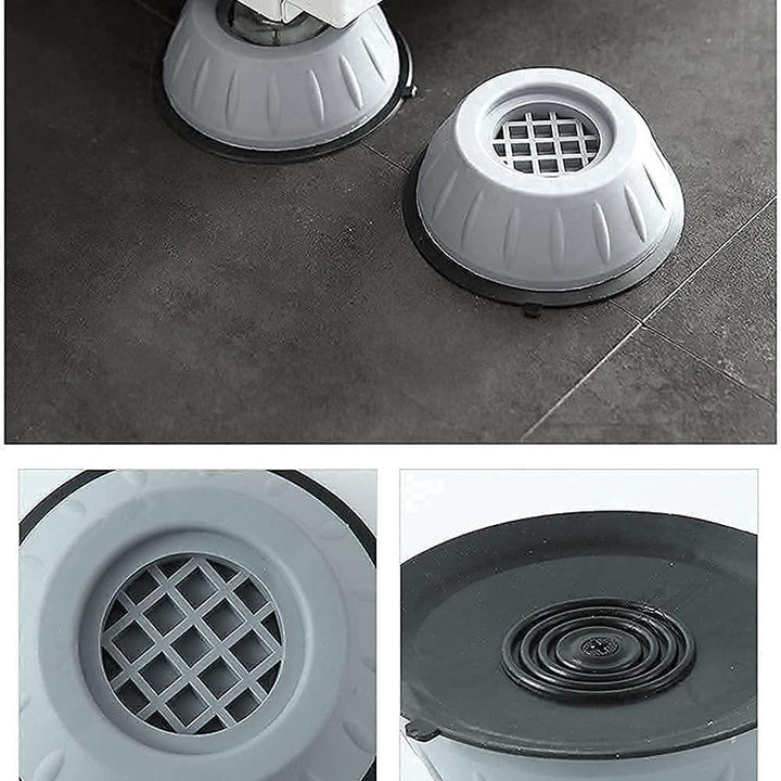 Anti Vibration Pad-Anti-vibration Pads For Washing Machine - 4 Pcs Shock Proof Feet For Washer ? Dryer, Great For Home, Laundry Room, Kitchen, Washer, Dryer, Table, Chair, Sofa, Bed (4 Units)